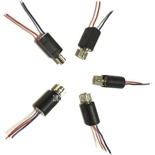 500 PCS/Set New Arrival Mini 3.0V DC dc Motor 0408 90mA Micro Motor Vibration Suitable for toys DIY, mobile phones 2.5-4.0V DC