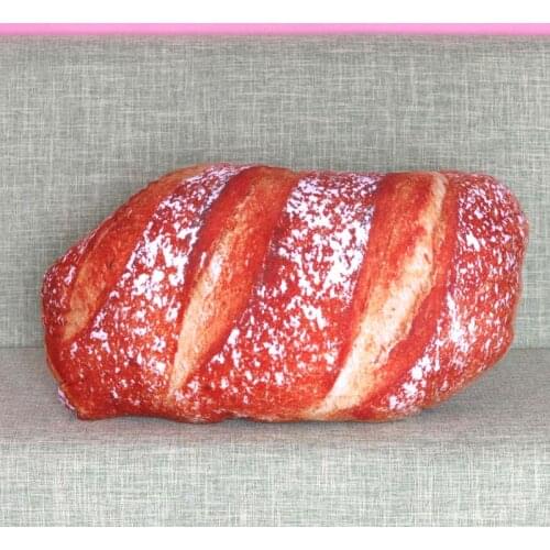 Designer Bread Shaped Kids Sleeping Game Pillow Outdoor Car Seat Cushion Back Chair Long Pillow