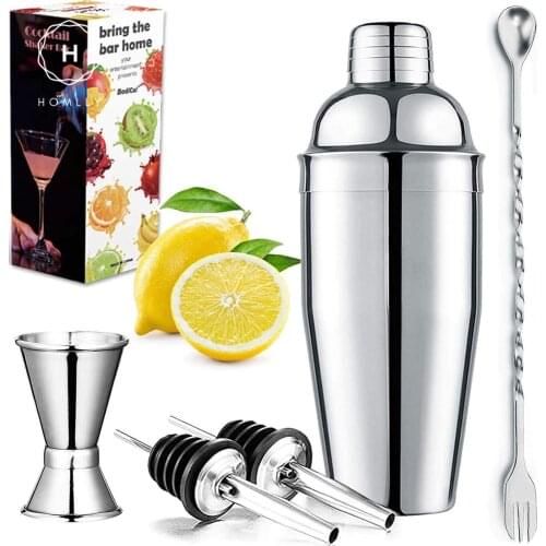 Homlly Cocktail Shaker Bartender Set (7pcs)