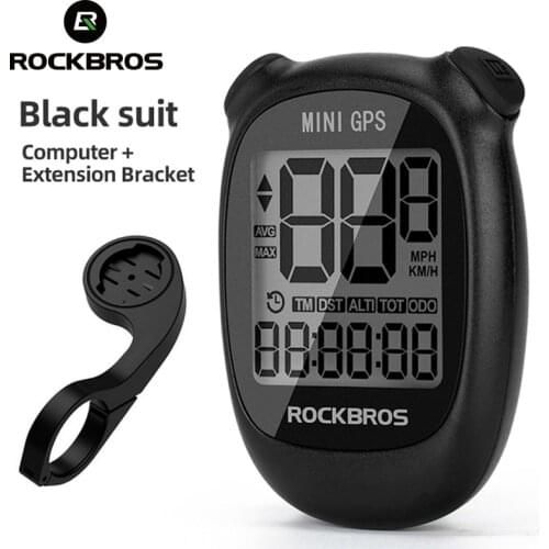 ROCKBROS Bike Computer Bicycle Computer Wireless Bicycle GPS Cycling Computer 1.6 inch Display Backlight Bicycle Speedometer