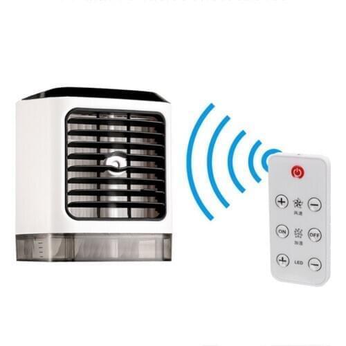 Air Conditioner Air Cooler Mini Fan Portable Airconditioner For Room Home Air Cooling Desktop Usb Charging Air Conditioning Fan