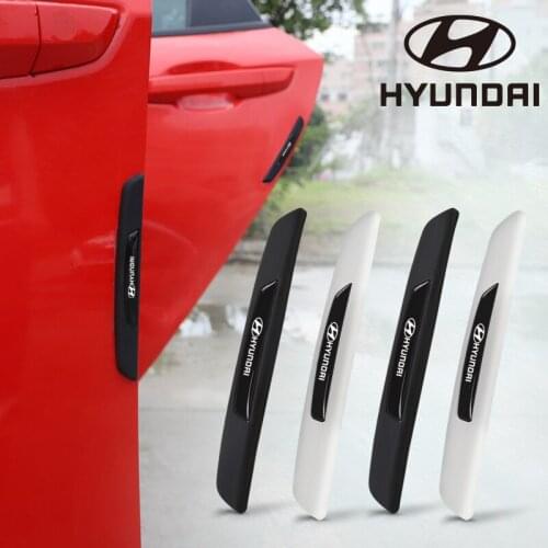 Car Door Anti Collision Guards Stickers Scratch Protector Strip Accessories For Hyundai I30 I20 IX35 I40 Tucson Getz Sonata Kona