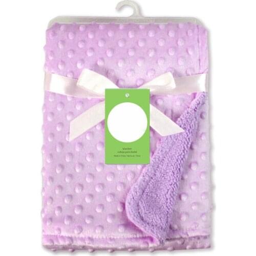 Newborn Baby Blankets Warm Fleece Thermal Soft Stroller Sleep Cover Cartoon Beanie Infant Bedding Swaddle Wrap Kids Bath Towel