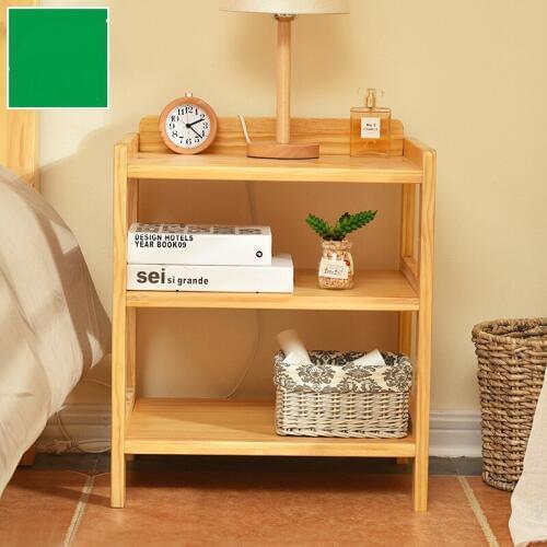 Solid wood bed pillow modern pine storage storage cabinet bedroom bedside Mini lockers