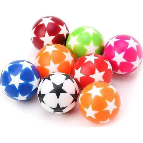 2pcs 32mm Plastic Table Soccer Ball Football Foosball Fussball Machine Parts