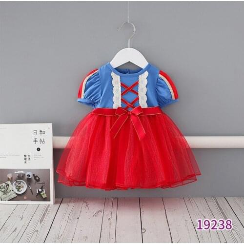 Summer newborn baby girl clothes short sleeve design princess TUTU dresses dress for girls baby clothing 1 year birthday dress