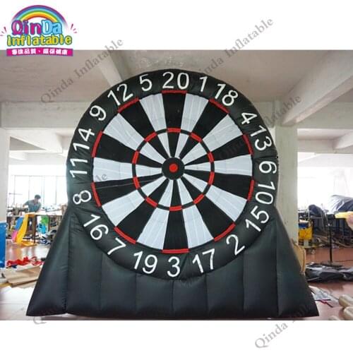 Portable inflatable soccer dart board funny sport inflatable dart ball game for adults