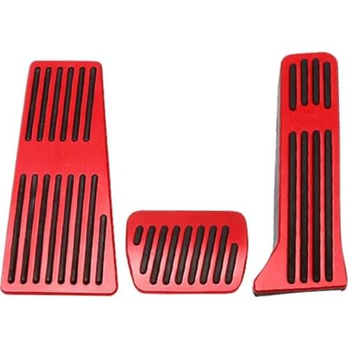 Anti-Slip No Drilling Brake Gas Accelerator Rest Foot Pedal Pad Covers for Mazda 2 3 6 CX-3 CX-4 CX-5 CX-9 2013-2021