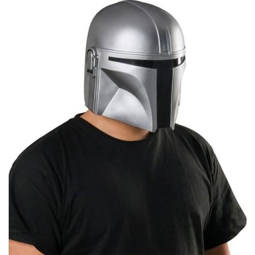 Star Wars The Mandalorian Helmet Cosplay Toy Halloween PVC Figure Props Latex gift for adult kid