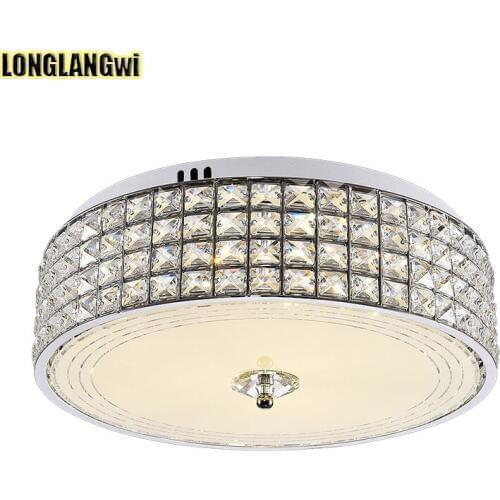 New Modern Round LED crystal ceiling Lights Led Lighting for Living room dining room