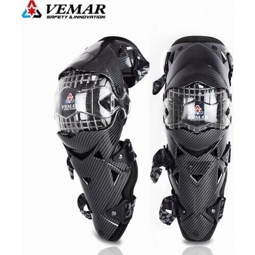 VEMAR Protective Gear kneepad Motorcycle Knee Pad Knee Protector Outdoor Sports Scooter Racing Guards Safety Gears Race brace