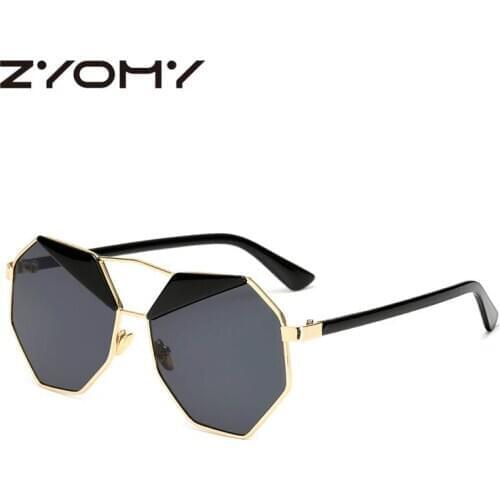 Q Shield Sun Glass Female Brand Design Retro Glasses For Female Luxury Vintage Eyewear Oculos UV400 Mirror Shades Gradient