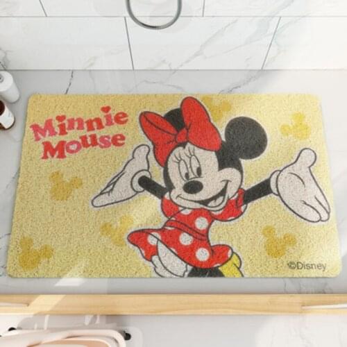 40x60cm Disney Minnie Baby Play Mat Door Mat PVC Non-slip Bath Mat Kitchen Rugs Bedroom Carpets Decorative Stair Mats Crafts