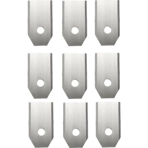 9PCs Top Quality Stainless Steel Blades Thick 0.6MM Lawn Cutter Blade For Husqvarnas