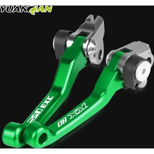 Motorbike Aluminum Custom Made Brake Clutch Lever 2PCS For Kawasaki KX65/KX80/KX85/KX125/KX250F/KX450F KX 65 80 85 125 250F 450F