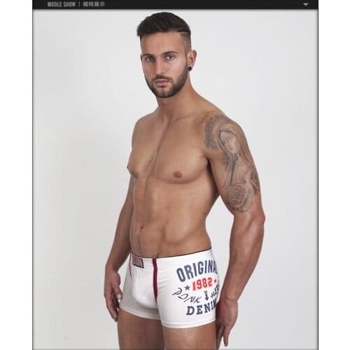 Free shipping!brand australia Pink hero boxers men underwear Pure cotton printed packets of muscle men boxer shorts