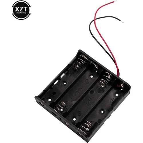 AA 18650 Battery Case 1x 2x 3x 4x Diy 1 2 3 4 Slots Batteries Organizer Kit Wired Lead Pin