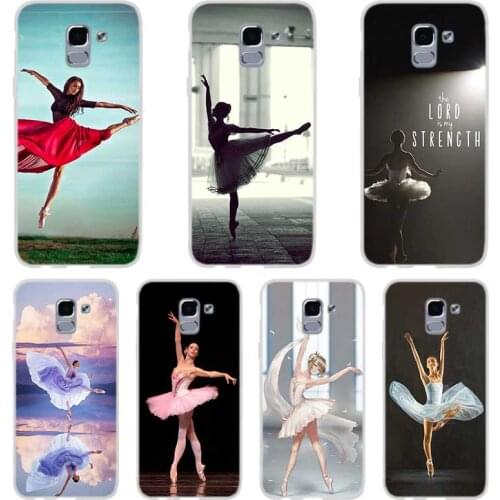 Ballet Dance Girl Ballerina Slippers Phone case For Samsung Galaxy J6 J4 J8 Plus J7 2018 J3 J5 J7 Prime Pro 2017 2016 Covers