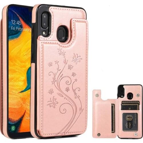 Phone Case for Samsung Galaxy A20 A30 Card Holder Wallet Cover Stand Flip Leather Cell Glaxay M10s A 20 30 Gaxaly 20A Cases Wome