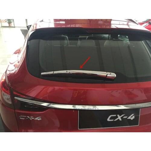 For Mazda CX-4 2016-2019 High-quality ABS Chrome rear wiper cover wiper decorative cover car accessories