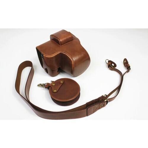 PU Leather Case Protective Cover For Fujifilm FUJI X-S10 XS10 Camera Bag Shoulder Strap Battery Opening 15-45mm Lens