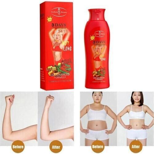 200ml Hot Chilli & Ginger Slimming Cream Fast Lose Fat Burn Reduce Burning Loss Slim Gel Fat Weight Fat Cream Cream Cream W X2V3