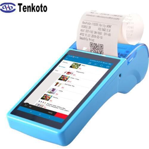 Mobile POS Terminal Android PDA Point Of Sales Machine with Printer WIFI Camera Barcode Scanner 3G POS Device