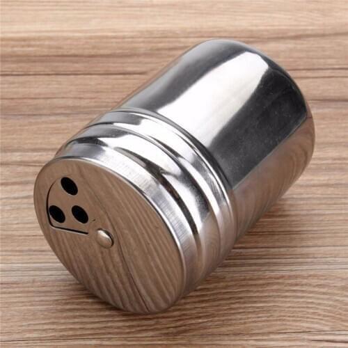 New Durable Stainless Steel Home Kitchen Bar Spice Jar MSG Household Pepper Pot for Cooking Cook Kitchener