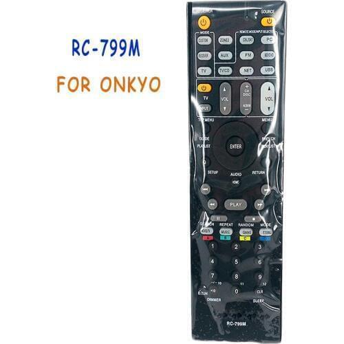New RC-799M Remote Control For Onkyo RC799M AV Receiver HT-R391 R558 R590 R591 R548 S5500 RC-834M 738M 812M TX-NR616 TX-NR626