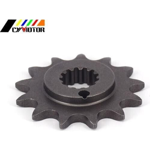 Motorcycle Front 13T Engine Chain Sprocket For 77mm ZS177MM ZONGSHEN Engine NC250 KAYO T6 BSE J5 RX3 ZS250GY-3 4 Valves