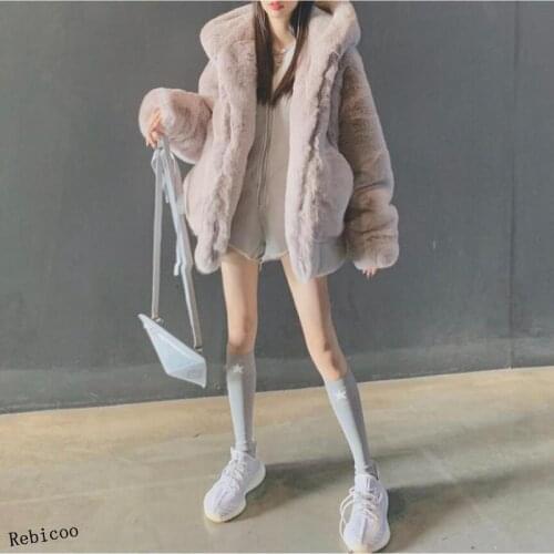 Rebicoo Large Fur Coats