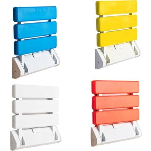 Folding Chair Bathroom Stool Wall Mounted Shower Seats Toilet Relaxing Bench
