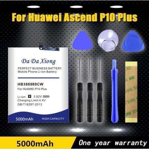 DaDaXiong Replacement Battery 5000mAh HB386589CW HB386589ECW For Huawei P10 plus VKY-AL00 Honor 8X Play Nova 4 Mate20 Lite Phone