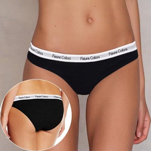 FC brand Sexy nicky Panties pajamas Womens underwear Pure cotton Briefs For Solid low-Rise Womens Girls Panties Linger