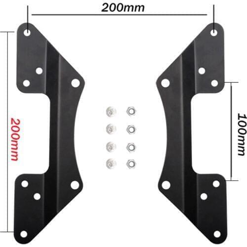 DL-AD900 VESA Extension bar Adapter 100x100 to 200x200mm 200X100MM monitor extend support clamp mount bracket
