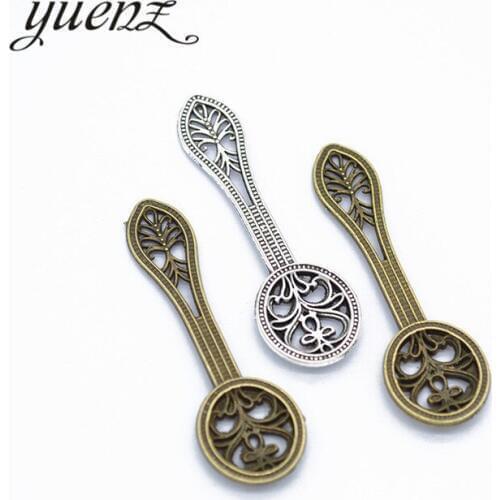 YuenZ 20pcs Antique Spoon Charms Pendant Fit Jewelry Making DIY Jewelry Findings 37*11mm J325