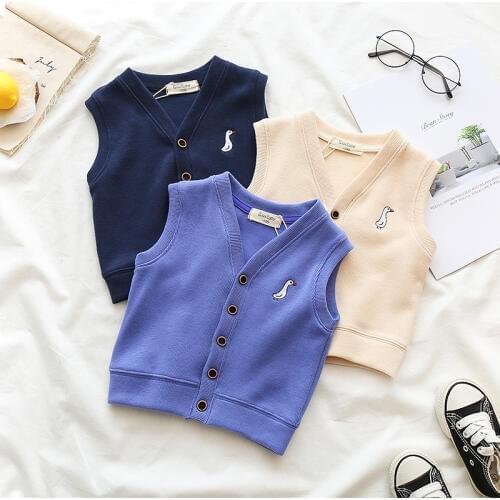 Toddler Girl Vest 2019 Autumn Winter New Baby Boys and Girl Knitted Vests Coats Kids Sleeveless Waistcoat Toddler Winter Clothes