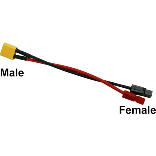 150mm XT60 Male Plug To Anderson&Bullet Female Plug Adapter Connector for Bicycle Battery