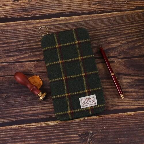 2022 DIY Undated Monthly Weekly Plan Book Vintage Fashion Zipper Bag Style Portable Weekly Planner 88 Sheets