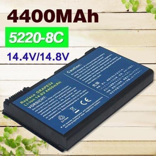 8 cells Laptop Battery For ACER Extensa 5210 5220 5230 5420G 5610 5620 5630 7220 7620 5620Z 5420 5610G 5630G 7620G