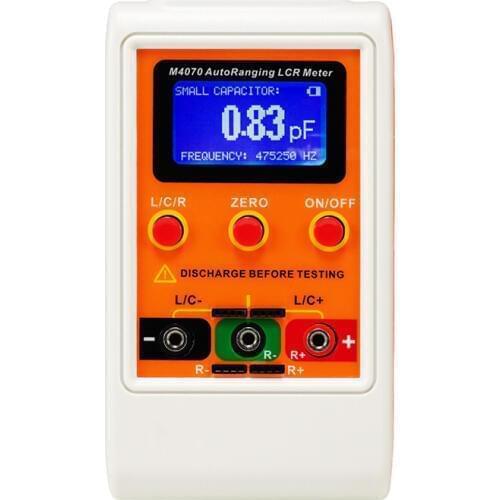 AutoRanging LCR Meter Up to 100H 100mF 20MR, 1% accuracy 5 digit display Orange