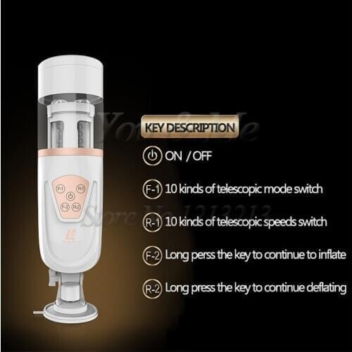 Sex Toys For Men New Automatic Piston Telescopic sex Machine Electric Male Masturbator Air Sucking Retractable Vibrators Stroker
