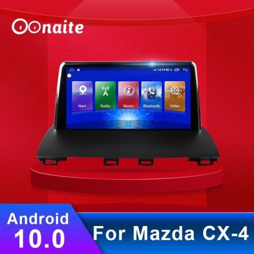 Oonaite 9.66" IPS navigator car multimedia player HD capacitive screen audio video Handfree DVD for Mazda CX-4