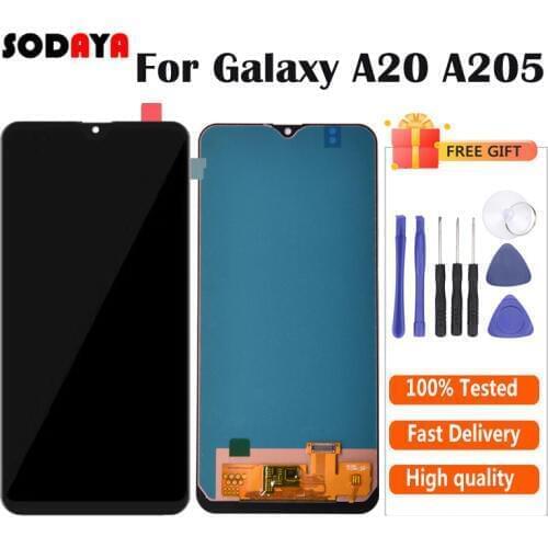 Display A20 For Samsung Galaxy A20 LCD A205 SM-A205F A205FN A205GN A205S A205YN LCD Display With Touch Screen Digitizer Assembly