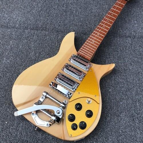 High quality 325 electric guitar fingerboard has varnish, log color paint, 527mm bridge to nut, short neck guitar