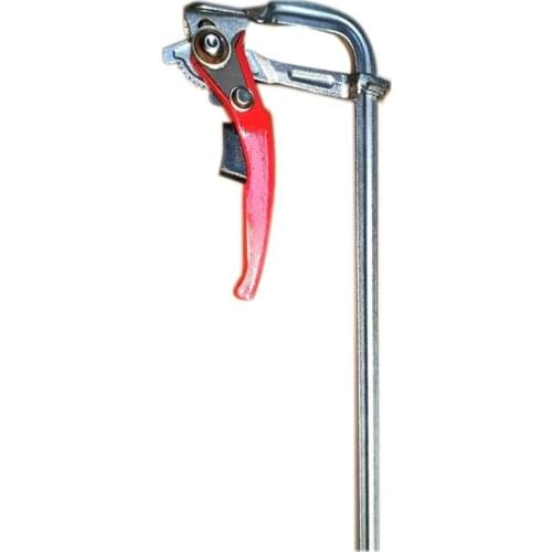 Quality Tools Heavy Duty Steel Ratcheting F Clamp Bar Quick Release for MFT Guide Rail System Woodworking 300KG Clamping Pressur