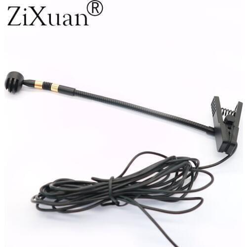 Mini plug Condenser Wired stage saxophone microphone professional trumpet sax gooseneck musical instrument mic