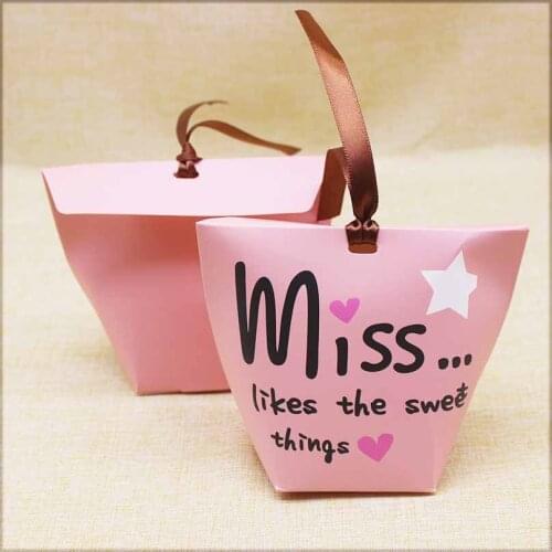 5pcs Wedding Favor Candy Box Merry Christmas Gifts Package Birthday Party Favors Bags Baby Shower Kraft Paper Wrapping Supplies