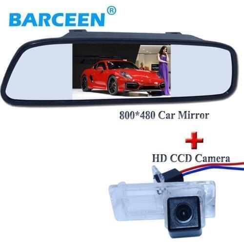 ABS shell material car parking camera auto + 4.3"car monitor for Renault Fluence/Dacia Duster/Megane 3/ for Nissan Terrano