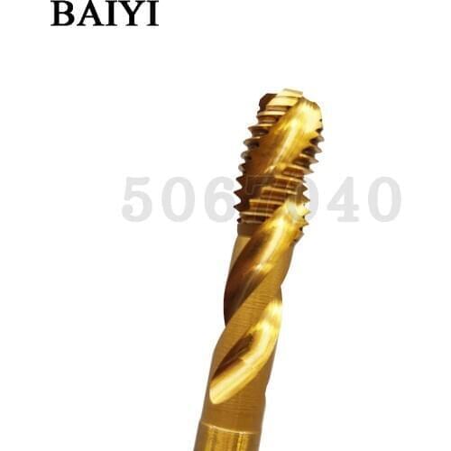 Thread Metric Plug Thread Tap 5/6/8/10/12mm 5X0.8 6X1 8X1.25 10X1.5 12X1.75 HSSE-DIN Single black ring screw tip Thread Tap